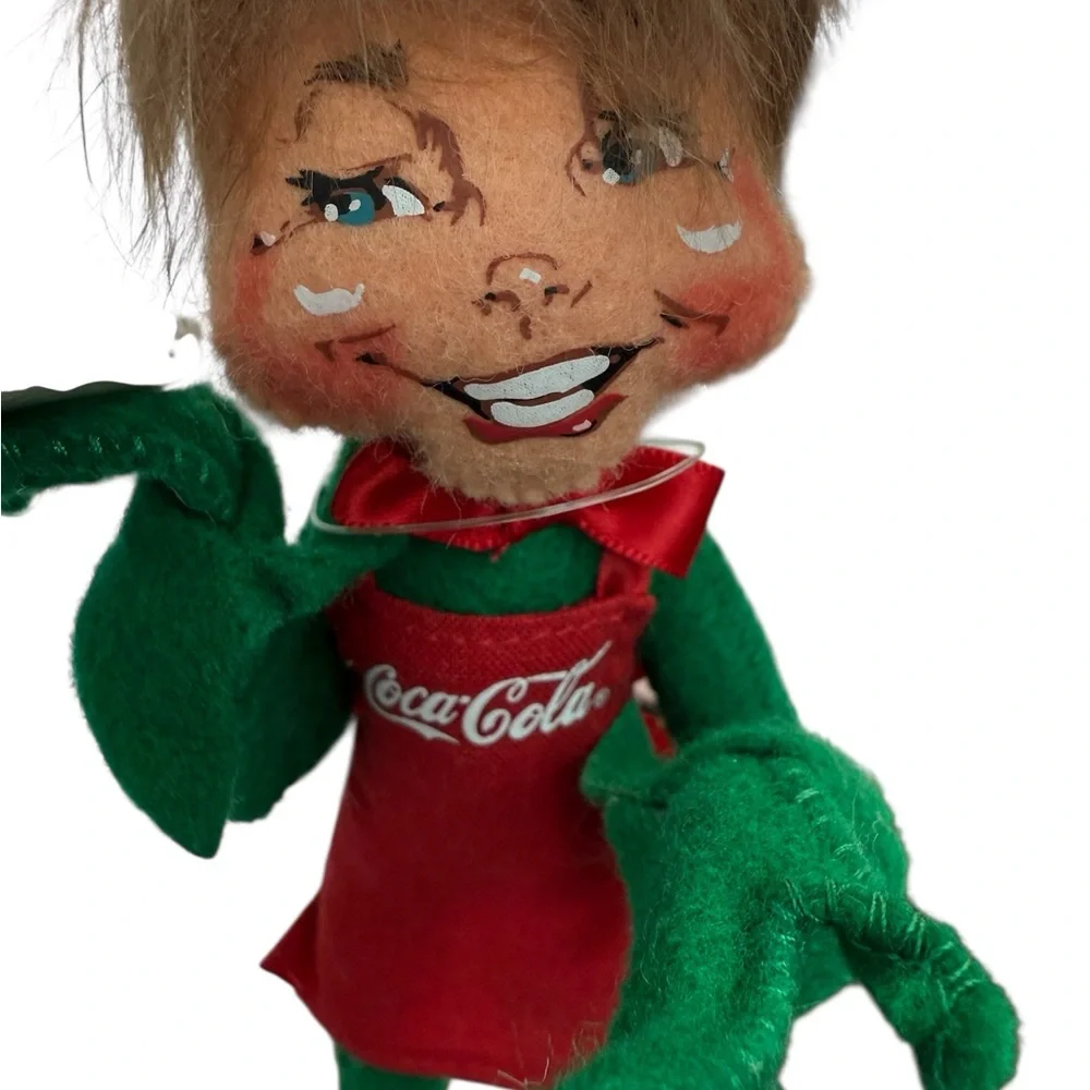 Annalee Coca-Cola Elf Waitress Figurine – 2012 – Rare Holiday Collectible